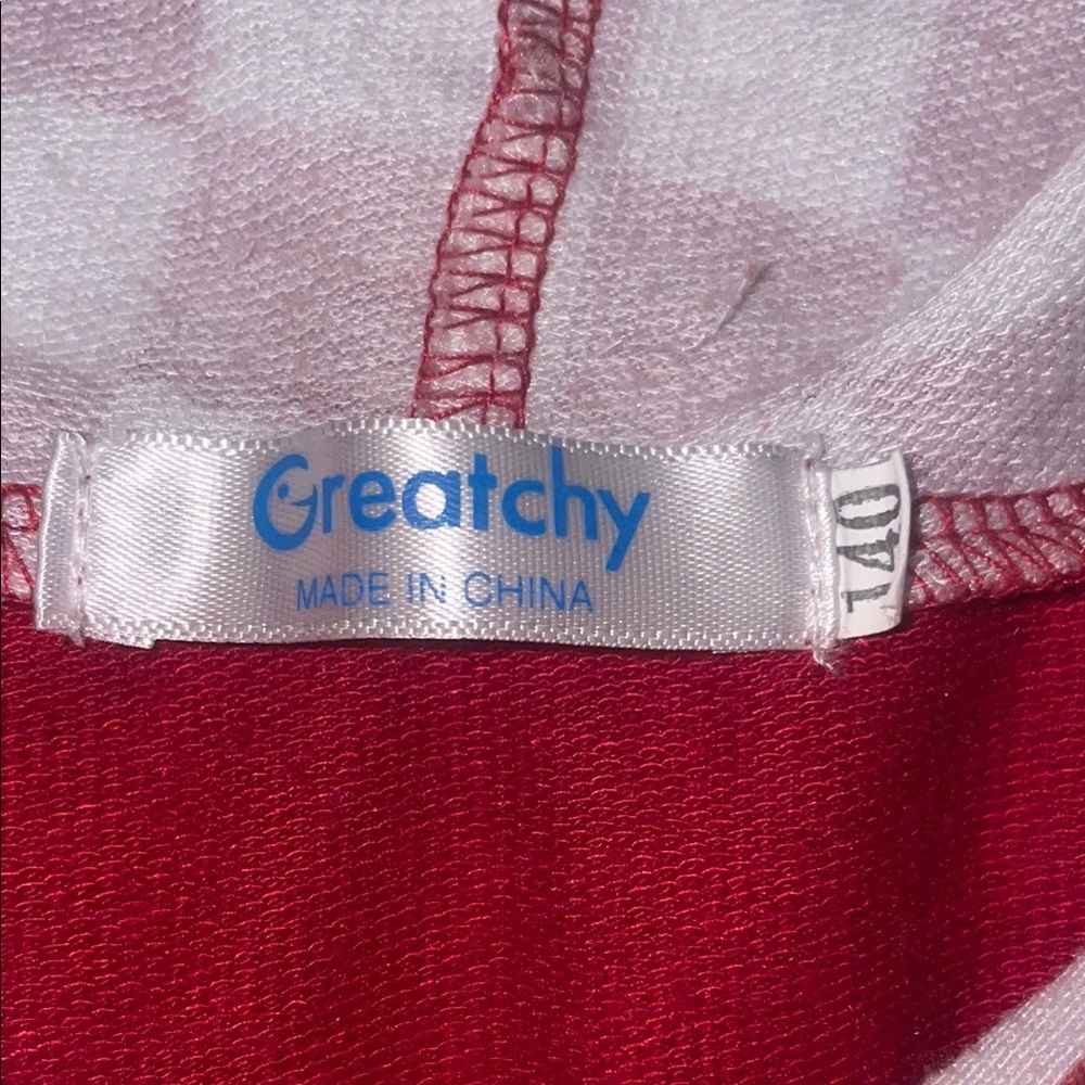 Kids Red Checkered Hoodie - Picture 5 of 6